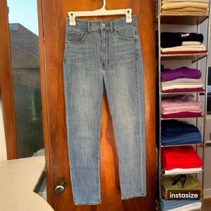 Express Light Blue Women's Skinny Jeans